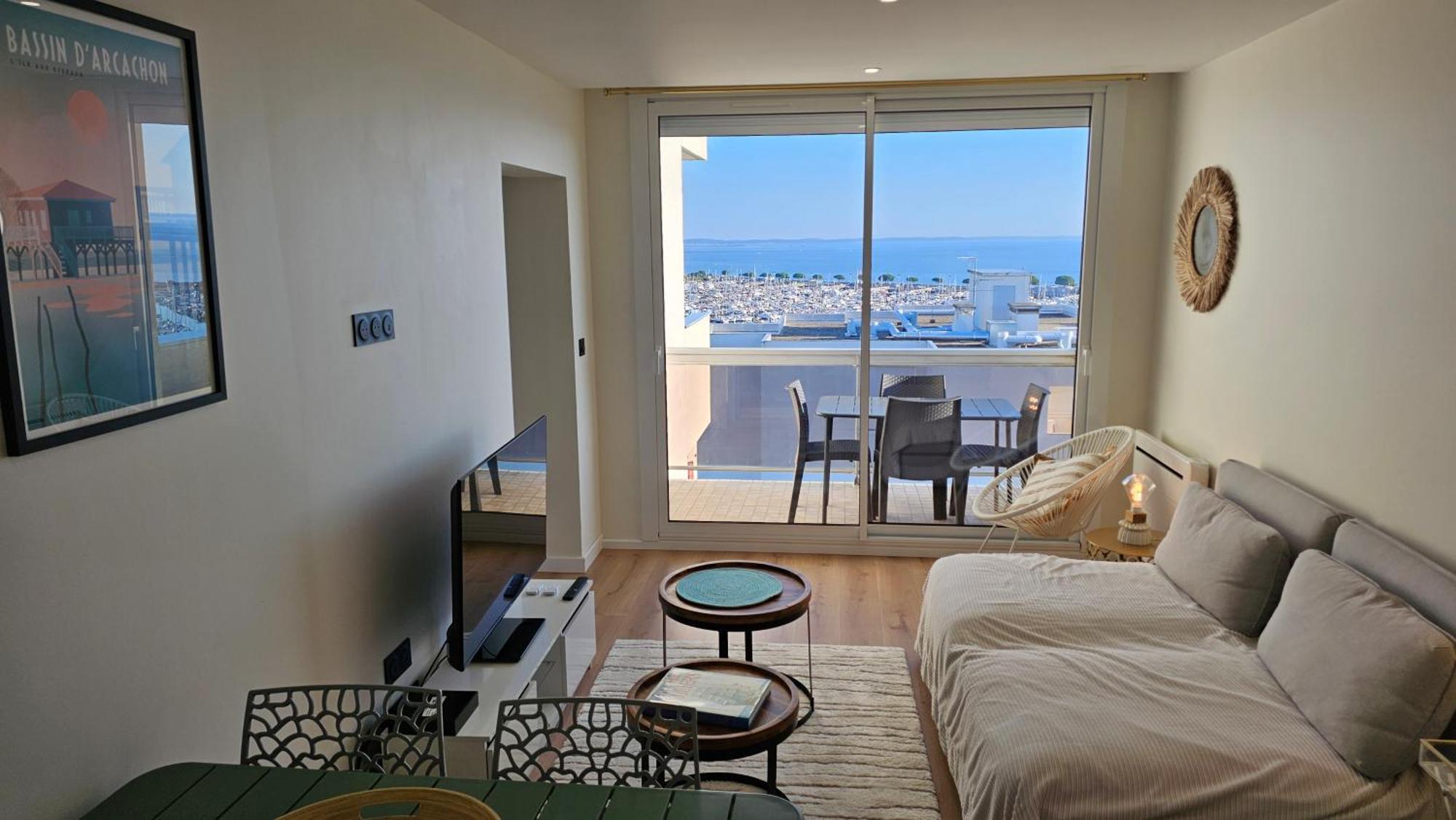 Ferienwohnung Vue Panoramique Sur Bassin,Piscine Et Terrasse Arcachon Exterior foto